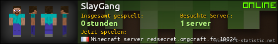 Benutzerleisten 560x90 für SlayGang
