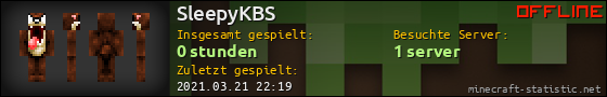 Benutzerleisten 560x90 für SleepyKBS