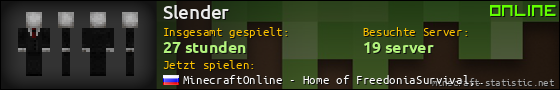 Benutzerleisten 560x90 für Slender