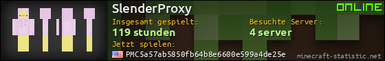 Benutzerleisten 560x90 für SlenderProxy