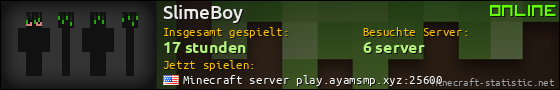 Benutzerleisten 560x90 für SlimeBoy