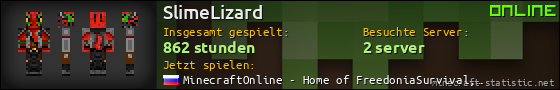 Benutzerleisten 560x90 für SlimeLizard