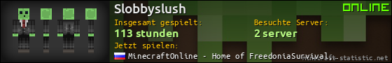 Benutzerleisten 560x90 für Slobbyslush