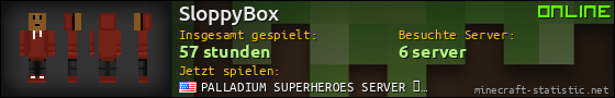 Benutzerleisten 560x90 für SloppyBox