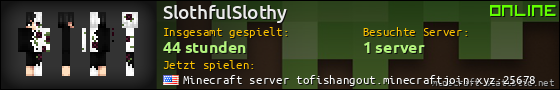 Benutzerleisten 560x90 für SlothfulSlothy