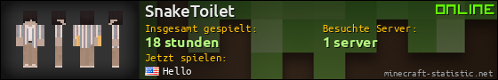 Benutzerleisten 560x90 für SnakeToilet