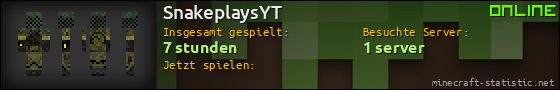 Benutzerleisten 560x90 für SnakeplaysYT