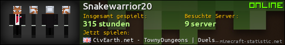 Benutzerleisten 560x90 für Snakewarrior20