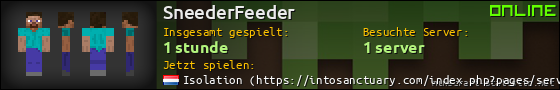 Benutzerleisten 560x90 für SneederFeeder