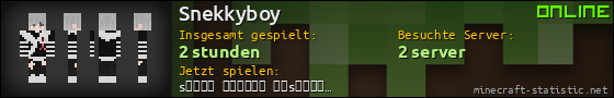 Benutzerleisten 560x90 für Snekkyboy