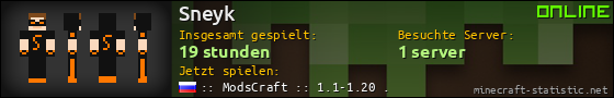 Benutzerleisten 560x90 für Sneyk