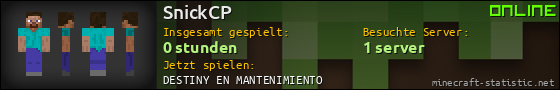Benutzerleisten 560x90 für SnickCP