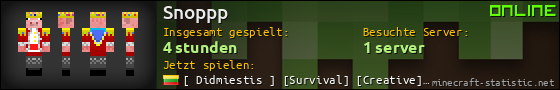 Benutzerleisten 560x90 für Snoppp