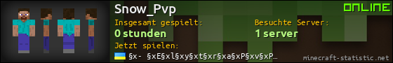 Benutzerleisten 560x90 für Snow_Pvp