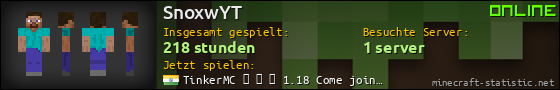 Benutzerleisten 560x90 für SnoxwYT