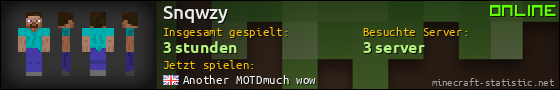 Benutzerleisten 560x90 für Snqwzy