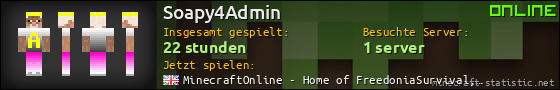 Benutzerleisten 560x90 für Soapy4Admin