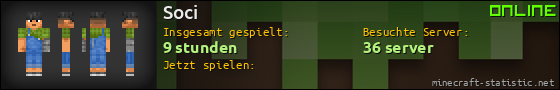 Benutzerleisten 560x90 für Soci
