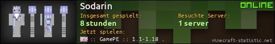 Benutzerleisten 560x90 für Sodarin