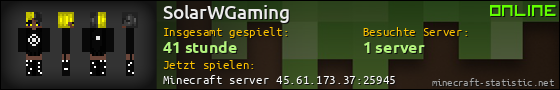 Benutzerleisten 560x90 für SolarWGaming