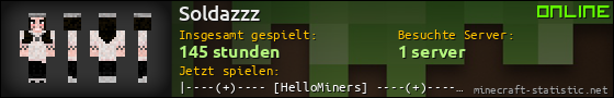 Benutzerleisten 560x90 für Soldazzz