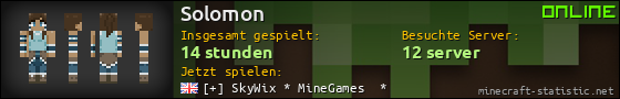 Benutzerleisten 560x90 für Solomon