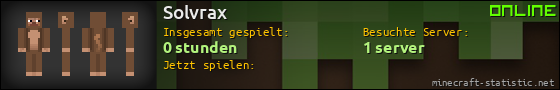 Benutzerleisten 560x90 für Solvrax