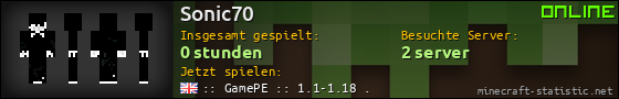 Benutzerleisten 560x90 für Sonic70