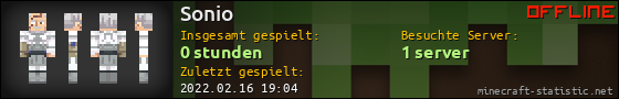 Benutzerleisten 560x90 für Sonio