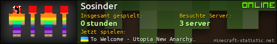 Benutzerleisten 560x90 für Sosinder