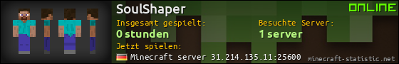 Benutzerleisten 560x90 für SoulShaper