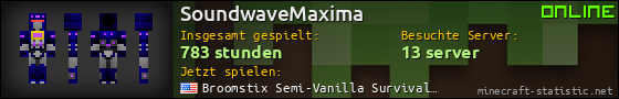 Benutzerleisten 560x90 für SoundwaveMaxima