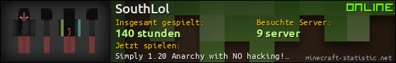 Benutzerleisten 560x90 für SouthLol