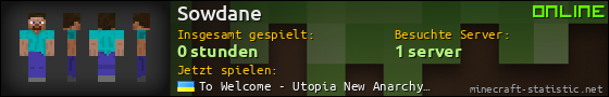 Benutzerleisten 560x90 für Sowdane
