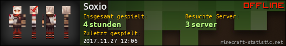 Benutzerleisten 560x90 für Soxio
