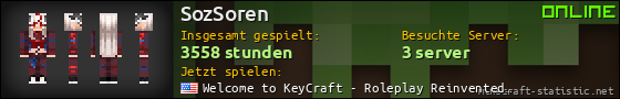 Benutzerleisten 560x90 für SozSoren
