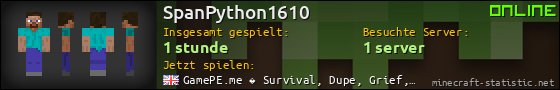 Benutzerleisten 560x90 für SpanPython1610