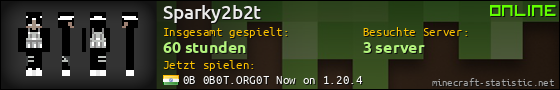 Benutzerleisten 560x90 für Sparky2b2t