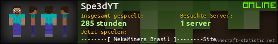 Benutzerleisten 560x90 für Spe3dYT