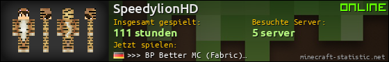 Benutzerleisten 560x90 für SpeedylionHD