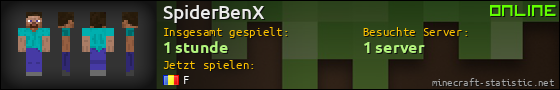 Benutzerleisten 560x90 für SpiderBenX