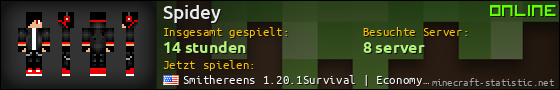 Benutzerleisten 560x90 für Spidey