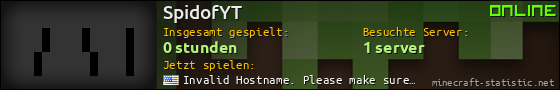 Benutzerleisten 560x90 für SpidofYT