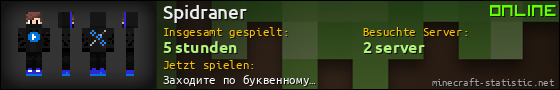 Benutzerleisten 560x90 für Spidraner
