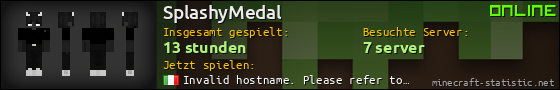 Benutzerleisten 560x90 für SplashyMedal