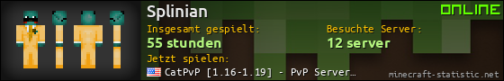 Benutzerleisten 560x90 für Splinian