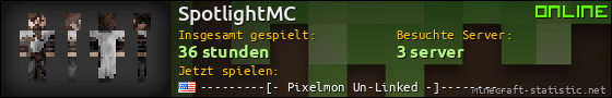 Benutzerleisten 560x90 für SpotlightMC