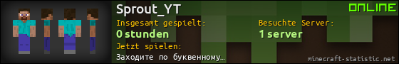 Benutzerleisten 560x90 für Sprout_YT
