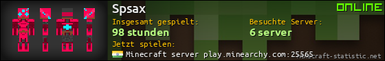 Benutzerleisten 560x90 für Spsax