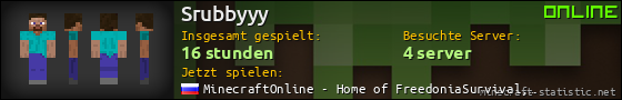 Benutzerleisten 560x90 für Srubbyyy